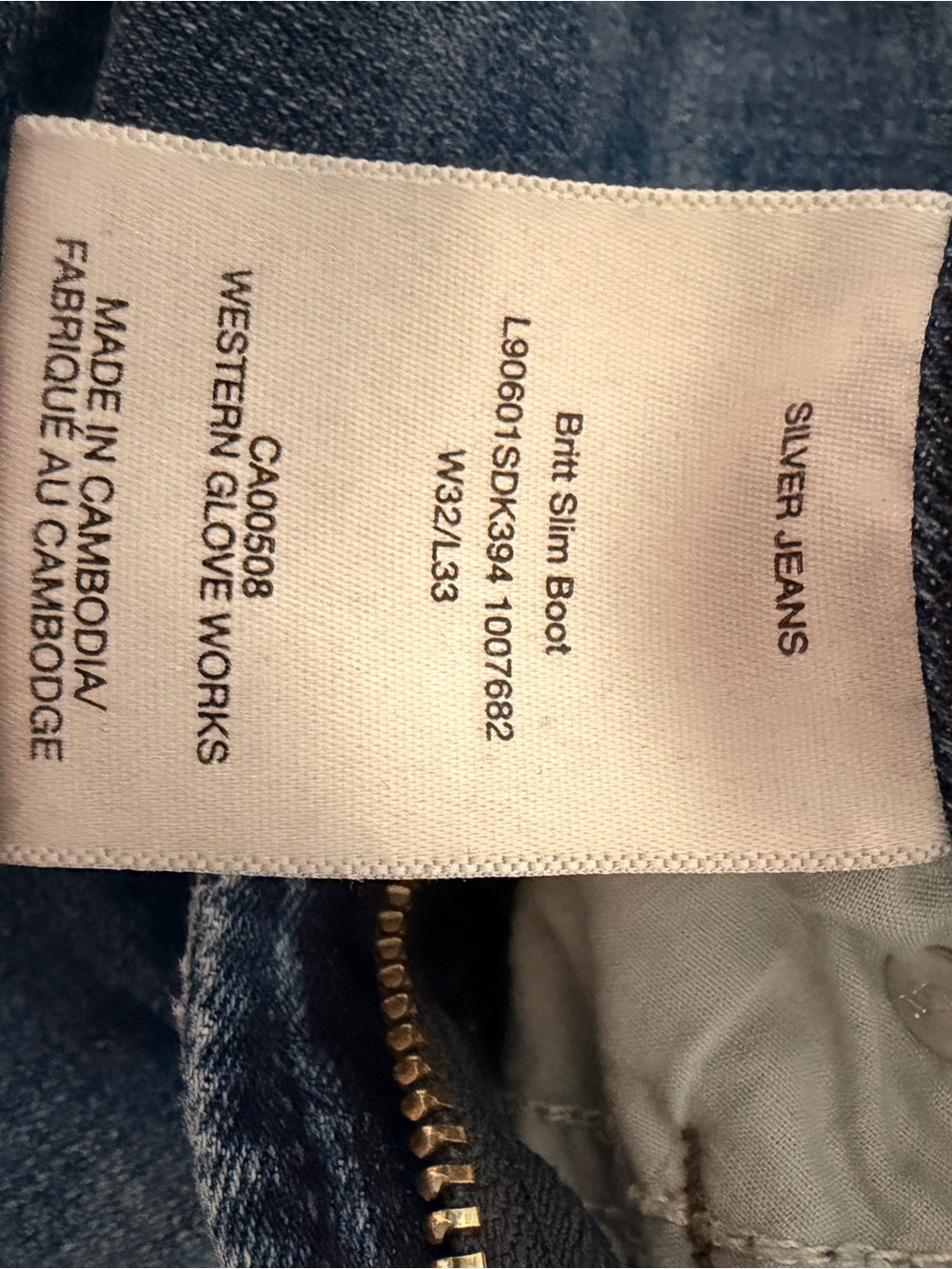 Silver Jeans Light Blue Straight-Leg Women's Jeans - Picture 4 of 4